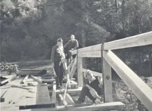 Brückenbau 1900